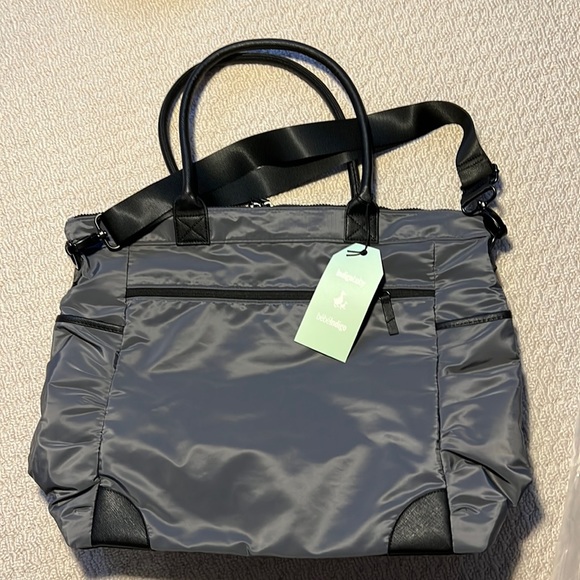 Indigo diaper bag, brand new, has cross body strap and over the shoulder straps - Picture 1 of 7